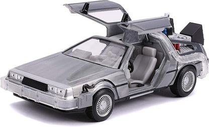 Jada - DLorean Back to The Future Collecting Vehicle Doors Open Glider Mode 1:24 Scale (253255021)