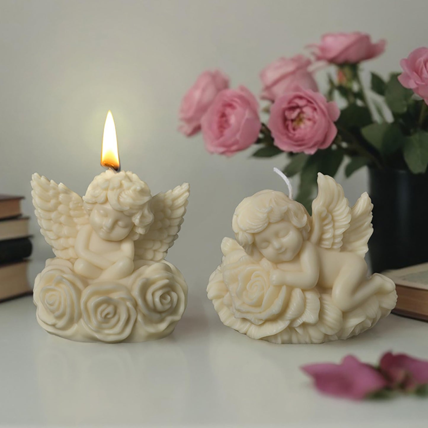 Silicone Nighthawk Mold - Owl Pillar Silicone Resin Casting Molds for Candle & Resin & Soap Craft Supplies