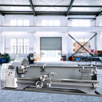 VEVOR Metal Lathe, 8.3'' x 29.5'' Benchtop Metal Lathe 0-2500 RPM Continuously Variable Speed 750W Brushless Motor Metal Gears with LCD Display Metal Lathe Machine