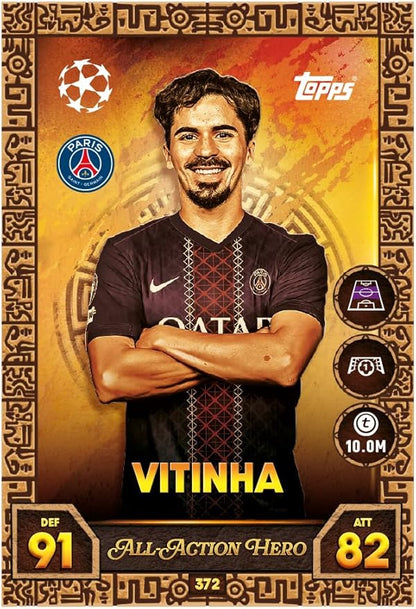 Topps UCC Match Attax 2025/26 - Mega Tin - Battlers - contains 45 Match Attax cards plus 3 exclusive Gladiators LE cards.