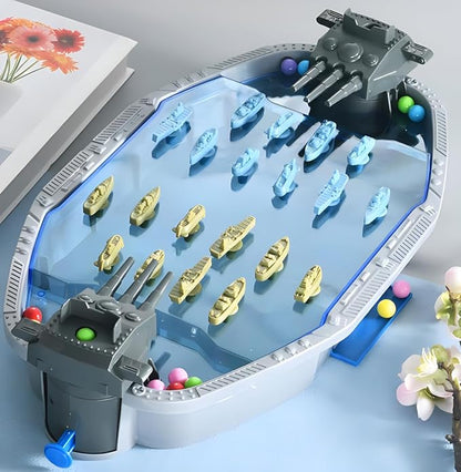 Naval Battleships Shooting GameTabletop Warships Shot Game for 2 PlayersBattle Competitive Toy for Age 6+Fun for Kids &amp Adults