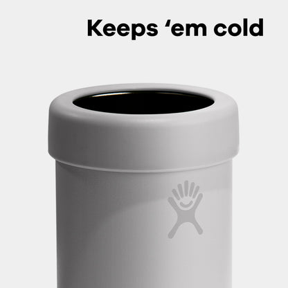 Hydro Flask 12 Oz Cooler for Cans - Slim Can Cooler for Beer or Coffee - Insulated in Surf Blue