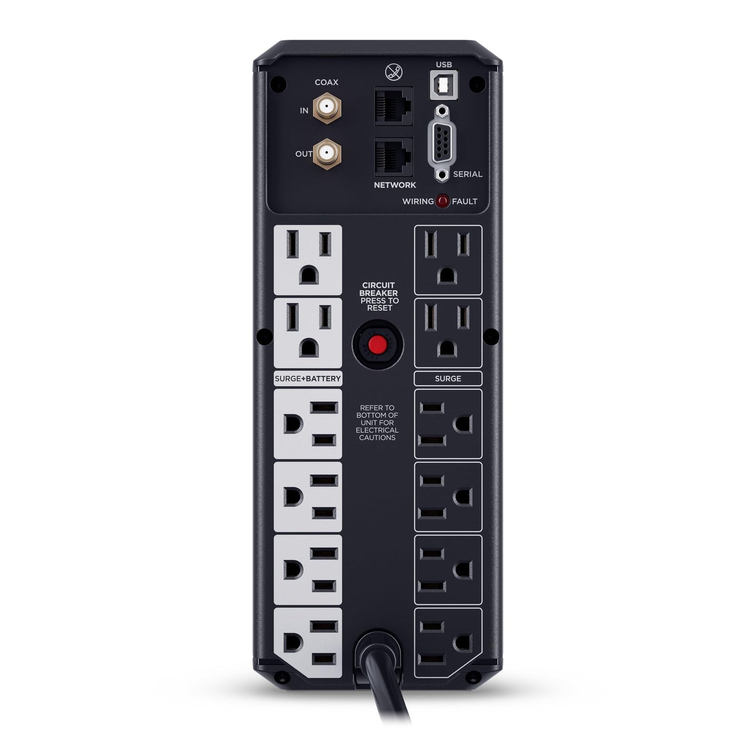 CyberPower CP1500AVRLCD3 Intelligent LCD UPS Battery Backup and Surge Protector, 1500VA/900W, 12 Outlets, 2 USB Ports, AVR, Mini Tower, UL Certified