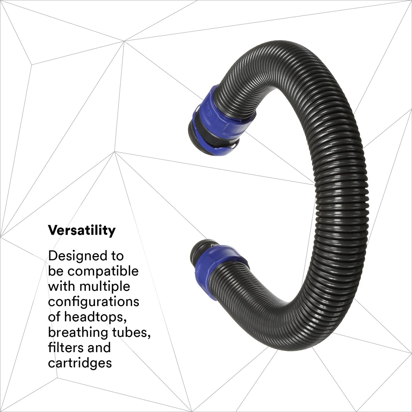 3M PAPR, Versaflo Powered Air Purifying Respirator Assembly TR-814N, Includes Intrinsically Safe Unit and Battery, Airflow Indicator, Easy Clean Belt