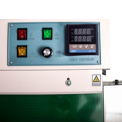 Sumeve Continuous Sealing Machine FR-900 Automatic Horizontal Continuous Plastic Bag Band Sealing Sealer Machine Stamp Coding