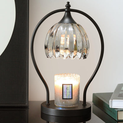 GOODBUY Candle Warmer Lamp with Timer, Dimmable Top-Down Candle Warmer for Jar Candles, Electric Wax Melt Warmer Lamp with 2H/4H/8H Auto Shut Off, Home Decor Gift for Bedroom Living Room Office