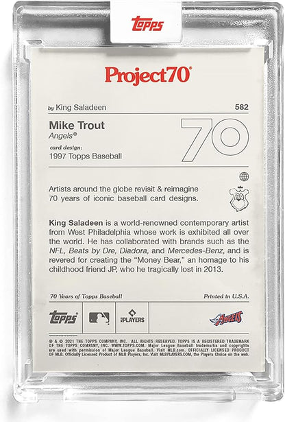 Topps Project 70 Card 582 | Mike Trout by King Saladeen