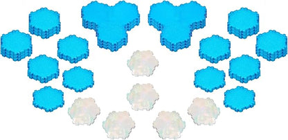 Renegade Game Studios Heroscape Waters of Valhalla Terrain Expansion - 40 Water Hexes &amp Healing Wellspring Tiles for Custom Battlefield Design