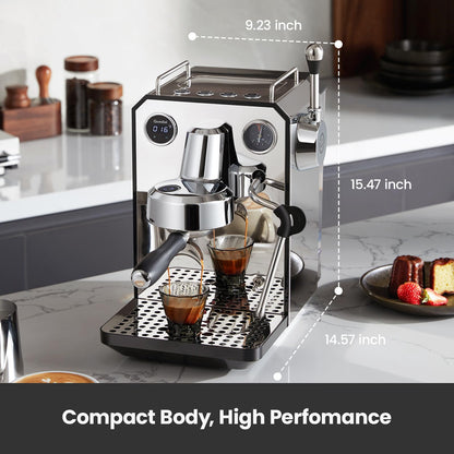 Gemilai G3006 Espresso Machine & Milk Frothing Pitcher Bundle