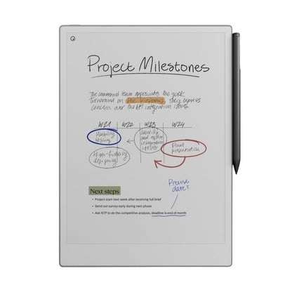reMarkable Paper Pro Bundle – Includes 11.8” reMarkable Paper Tablet, and Marker Plus Pen with Eraser