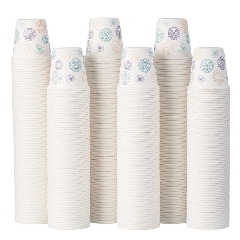 Tamone 300 Pack Halloween Cups 3 oz Bathroom Cups, Small Mouthwash Cups, 3 oz Paper Cups Disposable,3oz Orange Paper Cups for Party, Picnic, BBQ, Travel, Home and Event