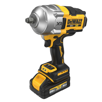 DEWALT 20V MAX XR Cordless Impact Wrench Kit, 1/2” Hog Ring, High Torque, Brushless, Includes POWERSTACK Battery and Charger (DCF961GH1)