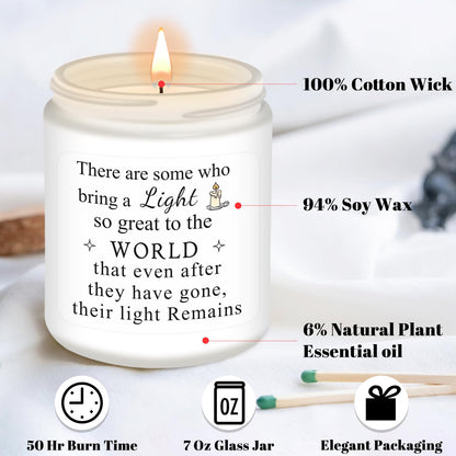 Homsolver Sympathy Gifts, Thoughtful, Remembrance and Condolence Gift, Sympathy Scented Candles