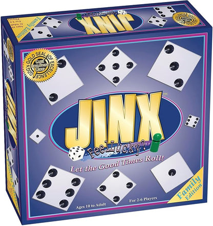 Jinx - Fast and Fun Board Game of Chance Where The Luck of The Roll Determines Your Fate - Game Night Fun for Family &amp Adults
