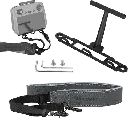 for DJI Remote Controller Bracket with Controller Lanyard Neck Strap 3 Hook Aluminum Alloy Bracket for DJI Flip Mini 4 Pro Air 3 Mini 3 Pro Mavic 3 Pro Accessories For Dji Rc/Rc 2