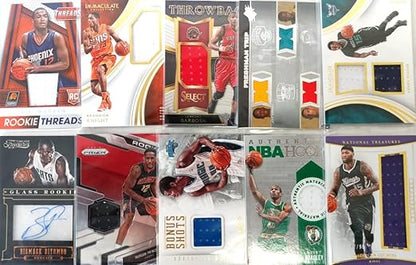 NBA National Basketball Association Cards Lot Of 10 With Each Card A Game Used Relic Card Or Autograph In Every Box