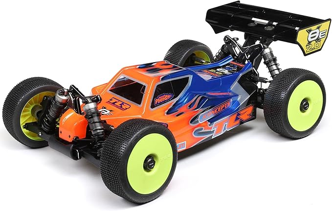 TEAM LOSI RACING 8IGHT-X/E 2.0 Combo Race Kit1/8 4 Wheel Drive Nit/El Buggy TLR04012 CarsGas Kit 1/8 Off-Road