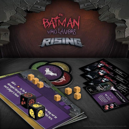 The Batman Who Laughs Rising | Cooperative Board Game | Featuring DC Comics Heroes and Villains - Wonder Woman Green Lantern Hawkgirl Batman Harley Quinn The Flash Cyborg | Licensed Batman Game