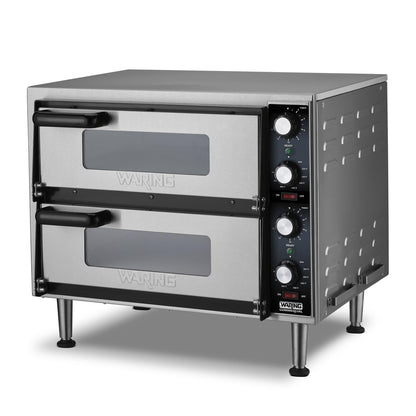 Waring Commercial Medium-Duty Double-Deck Pizza Oven