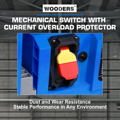 WOODERS 13-inch Thickness Planer, 15Amp, 2000W, 10000RPM, All Copper Motor, Dual-Blade Cutterhead, Includes 2 Extra Planer Blades, Height Indicator, Overload Protection, for Hard & Soft Wood working