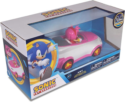 Sonic The Hedgehog Sonic Team Sonic Racing RC: Amy Rose - NKOK (683) 1:28 Scale 2.4GHz Remote Controlled Car 6.5' Compact Design Officially Licensed Sega Battery Powered Ages 6+