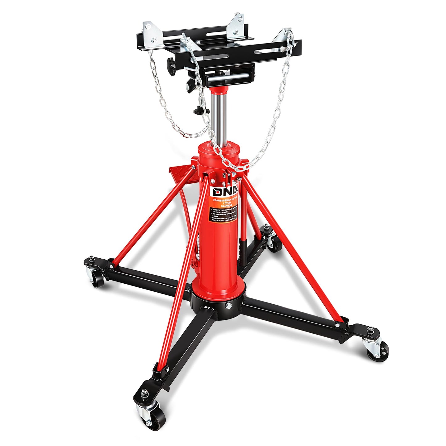 DNA Motoring Hydraulic Transmission Jack - 1 Ton 2204 lbs Capacity High Lift Telescoping Floor Jack Stand,33.2"-69.6" Lifting Range,TOOLS-00319