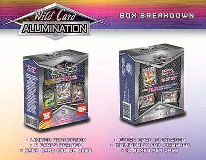 2023 Wild Card Alumination Special Rookie &amp Insert Edition Football Hobby Box 6 Encased Trading Cards Per Box