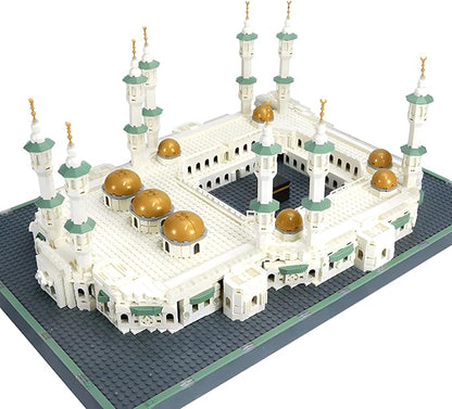 Great Mosque of Mecca Building Blocks Set Islamic Masjid Architectural Model Toys Muslim Eid Gifts for Kids Adult 2291 Pieces