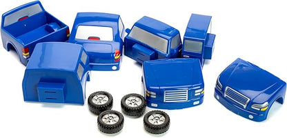 Popular Plaything Magnetic Build-A-Car Set Build-Your-Own Car Toy for Creative Vehicle Play Gifts for Kids Ages 3 &amp Up - 11 Pieces
