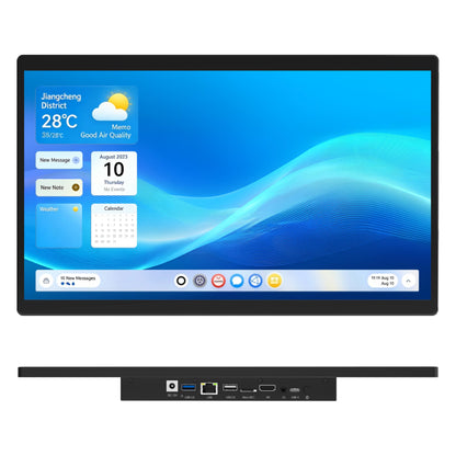 15.6" All-in-One Industrial Panel PC, Android 12 Fanless Tablet RK3399 4GB RAM/64GB ROM, Rugged Embedded Touchscreen Computer 1920 * 1080 IPS，WiFi 5 Bluetooth 4.2 for Automation/Kiosk/Bar/Warehouse