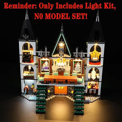 LED Light Set Compatible with Lego 76453 Malfoy Manor Building Blocks Model - Model Set NOT Included
