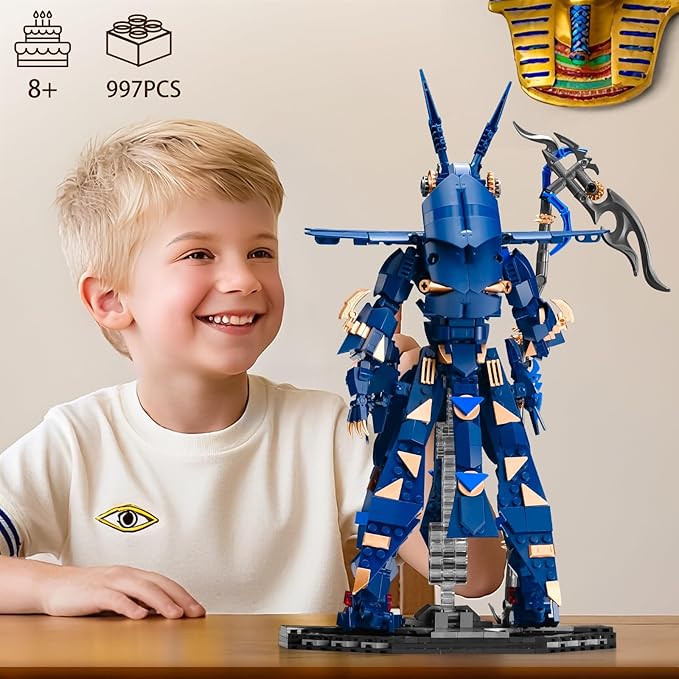 BNG Mech Building Sets for AdultsRobot Models Kits Collectible ToyCool Mecha Building BlocksCreative Gift for Teens Boys 8+ (997 PCS)
