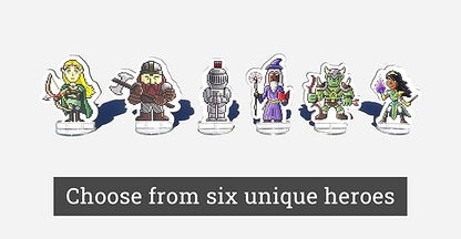 Dungeons and Feelings Board Game | Social and Strategy Hybrid Board Game | Ice Breaker | Story Telling | Question Game | RPG | Adventure | 1st Edition