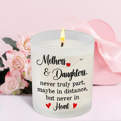 TEEZWONDER Birthday Gifts for Mom from Daughter - Long Lasting Vanilla Lavender Candle 10 oz - Mothers Day Birthday Gifts for Mom Mother Mama Grandma, Mother Daughter Gift, Scented Candles for Women