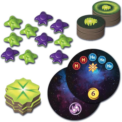 Crafting The Cosmos Board Game - Build The Galaxy with Stellar Resource Management! Sci-Fi Strategy Game for Kids &amp Adults Ages 14+ 2-4 Players 60-90 Minute Playtime Made by Office Dog