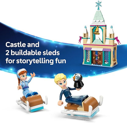 LEGO Disney Frozen: Arendelle Frozen Castle - Building Playset for Kids - Frozen Castle Toy for Fans with Princess Anna and Elsa Minidolls - 5 Year Old Girl &amp Boy Birthday Gift - 43265