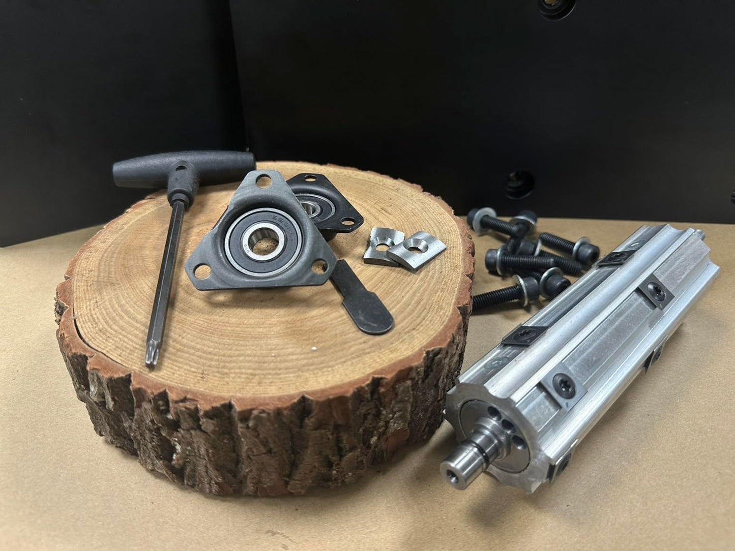 Cutech PS160H Retrofit Spiral Cutterhead Kit for 6" Benchtop Jointers. Fits JT160, PC160JT & CMEW020.