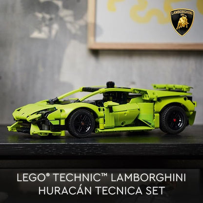 LEGO Technic Lamborghini Huracán Tecnica Advanced Sports Car Building Kit for Kids Ages 9 and up Who Love Engineering and Collecting Exotic Sports Car Toys 42161