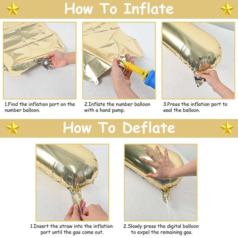 Champagne Gold Number 1 Balloons, 40 In Large Light Gold Number 1 Foil Helium Balloons for Girls Women, Self Inflating Number Balloons 0-9 for Men Boys 1st 10th Birthday Anniversary Party Decoration