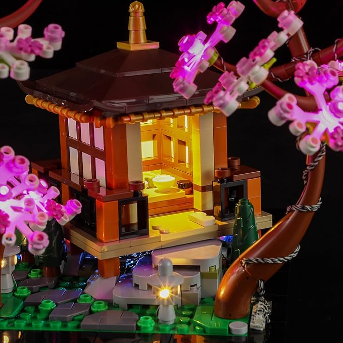 BRIKSMAX LED Lighting kit for Lego Tranquil Garden?Upgraded Version?- Compatible with Lego Icons 10315 Building Blocks Model- Not Include Lego Set