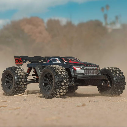 ARRMA 1:8 Kraton 6S EXB Ready to Run Clipless Body Basher Monster Truck RC Remote Controlled Powerful and Stable with Brushless Motor Battery and Charger Not Included Black ARA8708V6T1