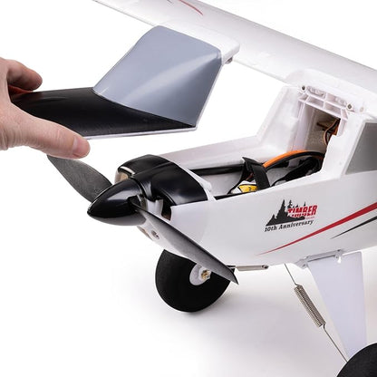 E-flite RC Airplane Timber 10-Year Anniversary Edition BNF Basic (Transmitter Battery and Charger Not Included) EFL-3352