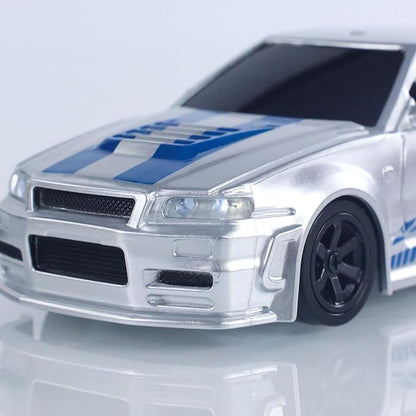 TOUCAN RC HOBBY 1/43 RC Racing Car R34 Radio Controlled High Speed Drift Vehicle 4WD RTR Mini Car 2.4G Radio Battery Gifts for for Ages 14+