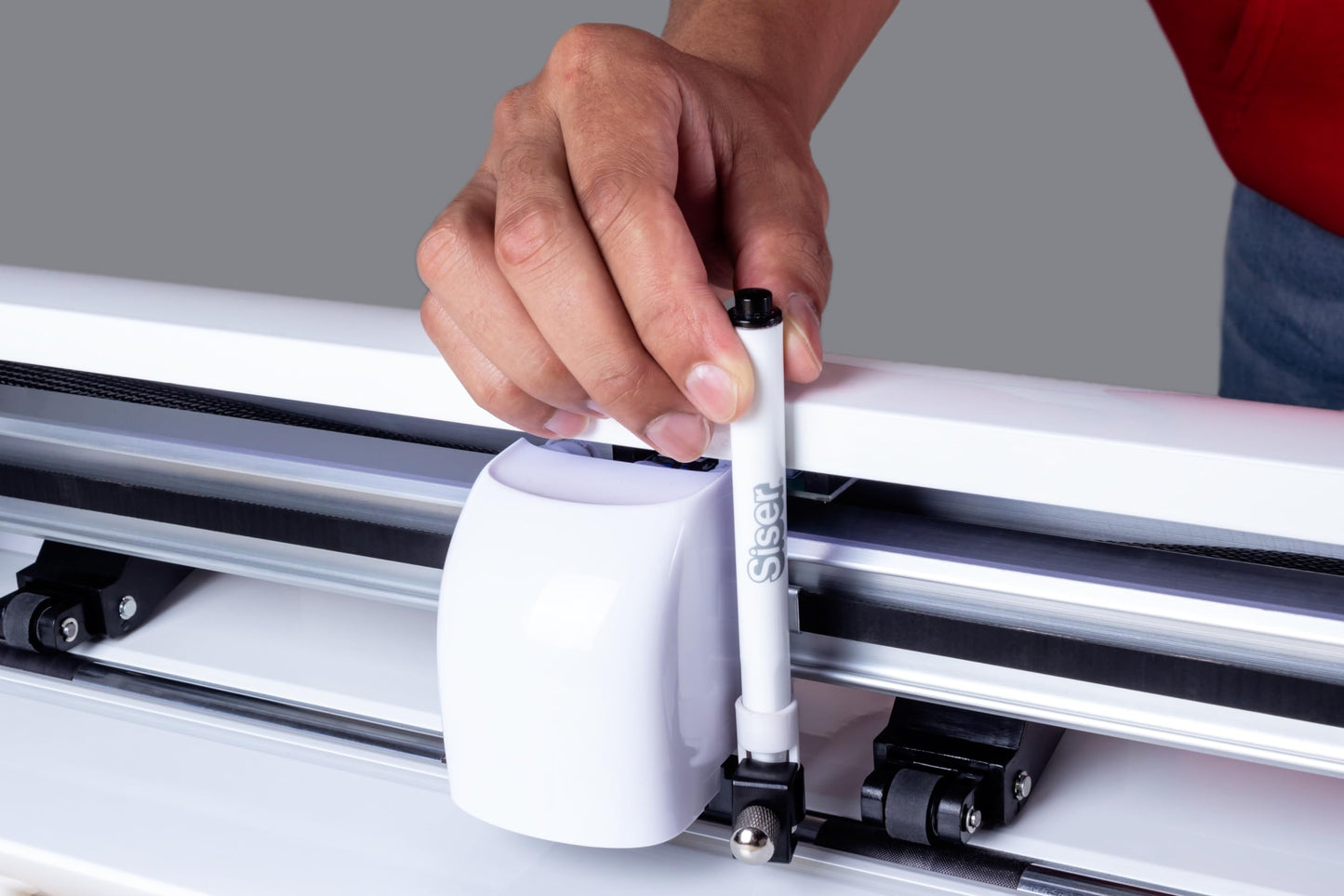 Siser Romeo High-Definition Cutter - 24" Professional Cutting Machine for Vinyl, Paper, and More – WiFi Compatible with Windows & Mac - Includes Leonardo Design Studio Software, Roll Holder Accessory