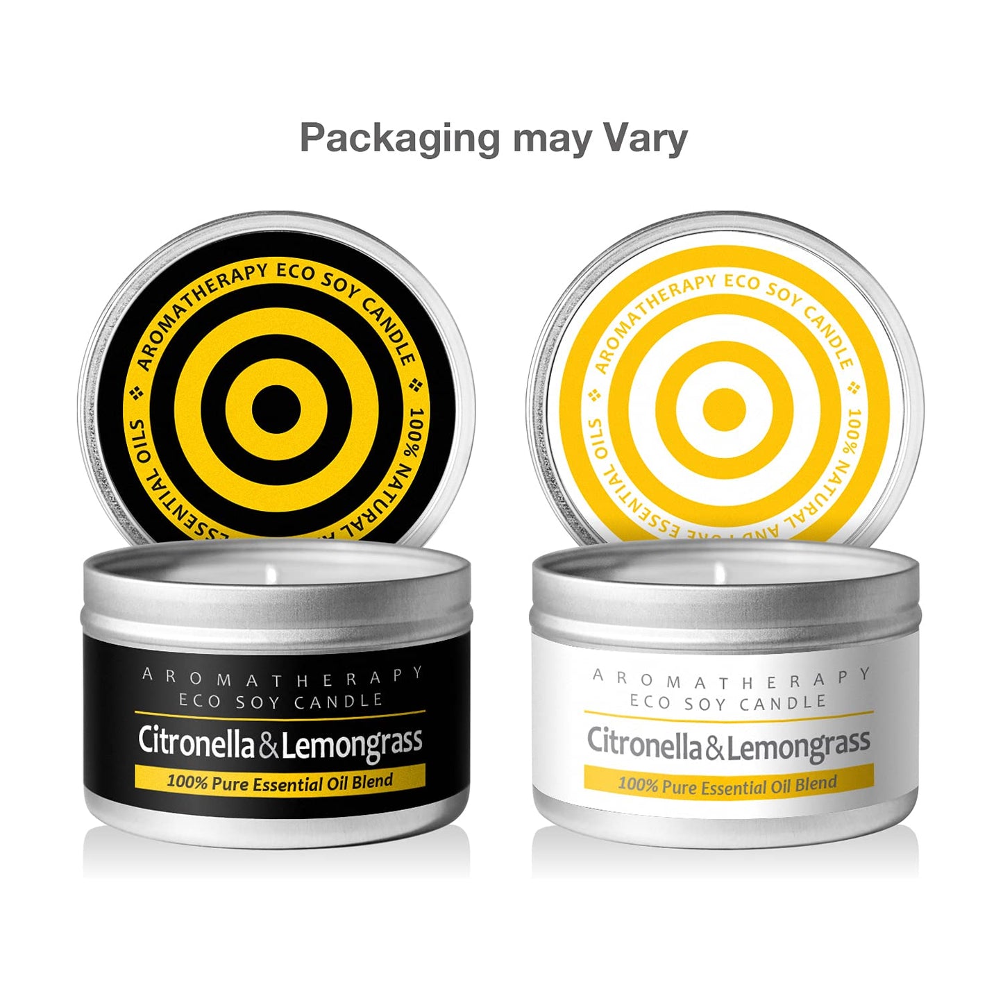 I & Candle Aromatherapy Soy Wax Scented Candles (Citronella & Lemongrass)