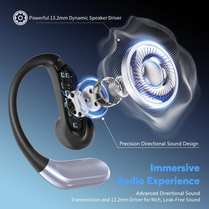 Ai Translation Earbuds, 198+ Languages Two-Way Translator Headphones Real Time, Audifonos Traductores Inglés Español, 4-in-1 Language Translation Earbuds for Travel, Business & Learning - Silver Black