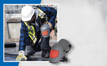 Professional TPO PVC Roofing Hot Air Welding Kit with 1600W Heating Gun, Nozzles, Rollers, Scissors, Professional knee pads, Complete Installation Tools Set (A)