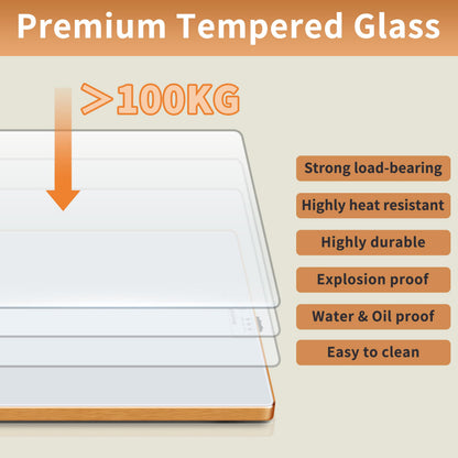 Electric Warming Tray (Extra Long 59”x12”)，Commercial Food Warmers for Parties Buffet, Warming Mat for Food with Thermostat, Tempered Glass Chafing Dishes with Adjustable Temperature, White