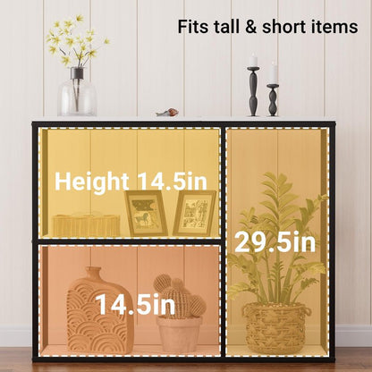WOHOMO Console Table, 12 Inch Narrow Entryway Table for Living Room, 31.5 Inch Modern Industrial Sofa Table with 3-Tier Storage Shelves for Corridor, Hallway, White Marble