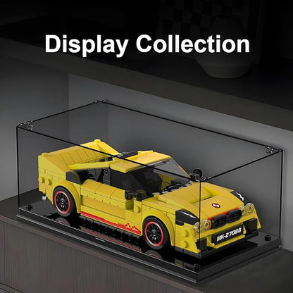 Mould King Speed Champion EVO 38 Racing Car MOC Building Set &amp Display Case Creative Classic Cars for Teens Age14+ 27088 Cool Vehicles Model Toys Birthday Gifts for Adults 466 PCS